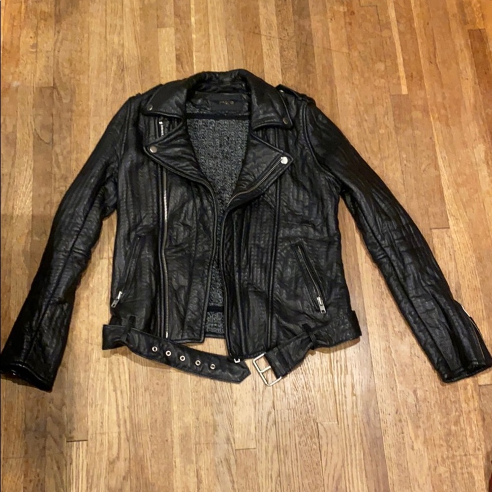 Maje Leather Jacket🖤 - Picture 3 of 12